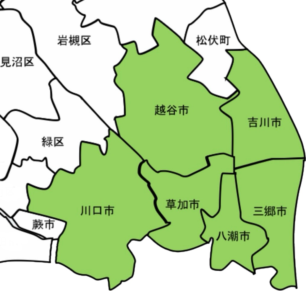 訪問エリア地図