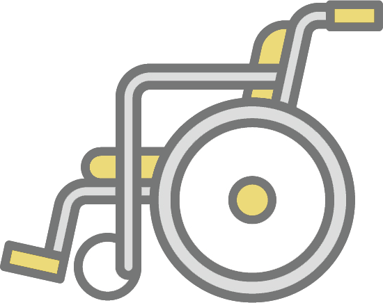 車いすのイラスト